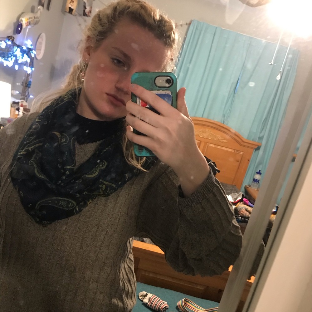 Paisley infinity scarf